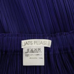 PLEATS PLEASE ISSEY MIYAKE イッセイミヤケ ロングスカート ネイビー