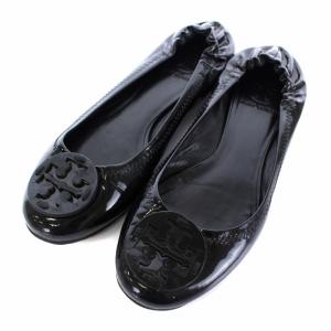 エナメルパンプス ブラック