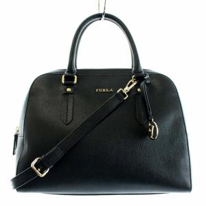 レザーハンドバッグ ブラック