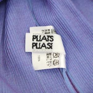 PLEATS PLEASE ISSEY MIYAKE イッセイミヤケ ノースリーブプリーツカットソーシャツ 3 パープル