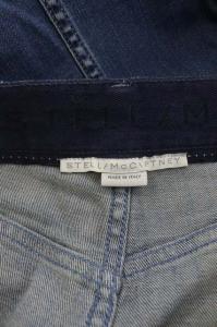 STELLA McCARTNEY デニムベイカーパンツ ブルー