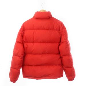 POLO RALPH LAUREN ダウンジャケット アウター ミドル丈 ジップアップ ロゴ刺繍 レッド