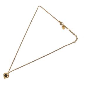 Christian Dior ヴィンテージ ラインストーンネックレス ゴールド