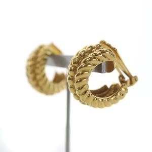 Christian Dior ヴィンテージイヤリング ゴールド