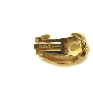 Christian Dior ヴィンテージイヤリング ゴールド