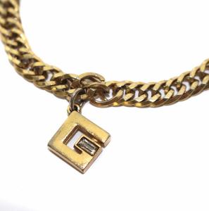 GIVENCHY ブレスレット Gトップ ビジュー チェーン ゴールド
