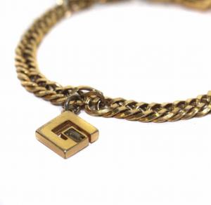 GIVENCHY ブレスレット Gトップ ビジュー チェーン ゴールド