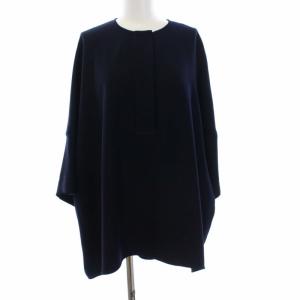 20AW ライトダブルサテンプランケットプルオーバーカットソー ネイビー