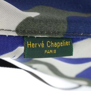 Hervé Chapelier カモフラ柄ナイロンミニショルダーバッグ マルチカラー