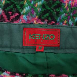 KENZO ヴィンテージ ツイードタイトスカート M マルチカラー