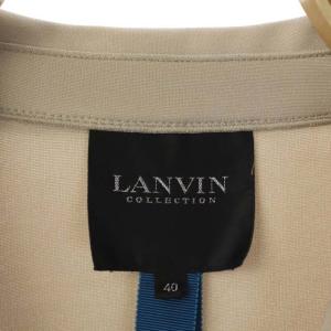 LANVIN COLLECTION テーラードジャケット 1B ロゴボタン 40 ベージュ