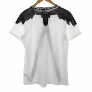 Marcelo Burlon Tシャツ 半袖 クルーネック S ホワイト グレー