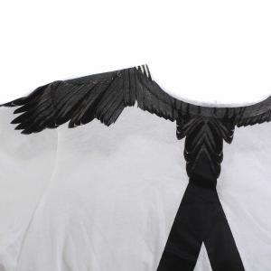 Marcelo Burlon Tシャツ 半袖 クルーネック S ホワイト グレー