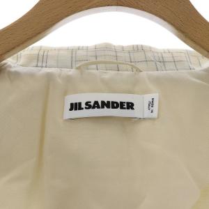 JIL SANDER 2018年製 スーツ セットアップ チェック 34 アイボリー