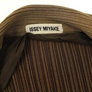 ISSEY MIYAKE ジャパンプリーツシャツ M ブラウン