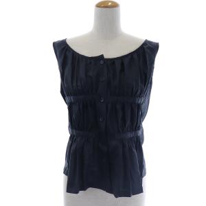 シャーリングトップスシャツ 3 ネイビー