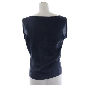 ISSEY MIYAKE シャーリングトップスシャツ 3 ネイビー