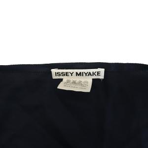 ISSEY MIYAKE シャーリングトップスシャツ 3 ネイビー