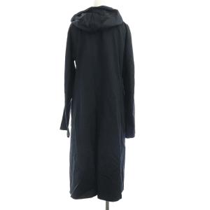 Neil Barrett フーテッド ロングコート カットオフ M ブラック