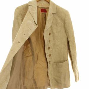 KENZO セットアップ スーツ ジャケット シングル 5B 花柄 薄手  38 ベージュ