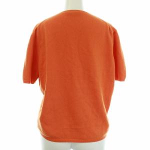 PRADA Vネックカシミヤニットセーター オレンジ