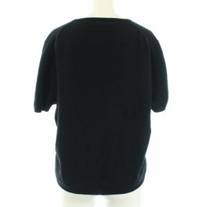 PRADA Vネックカシミヤニットセーター ブラック