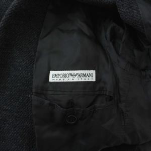 EMPORIO ARMANI テーラードジャケット ウール 48 グレー