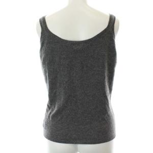 PRADA ノースリーブ カットソー タンクトップ ニット カシミヤ XL グレー