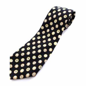 ココマークシルクネクタイ ブラック