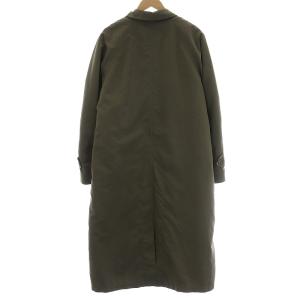 dunhill ステンカラーコート カーキ