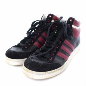 adidas G06354 アメリカーナ スニーカー ハイカット レースアップ 25.5cm ブラック 