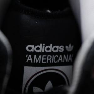 adidas G06354 アメリカーナ スニーカー ハイカット レースアップ 25.5cm ブラック 
