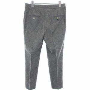 INCOTEX ウールカシミヤドロストパンツ グレー