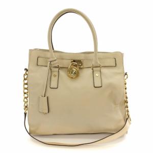 トートバッグ ショルダー 2way レザー アイボリー