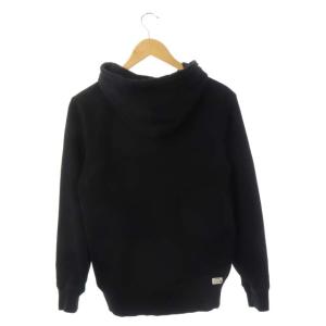 DIESEL 裏パイルジップアップパーカー S ブラック