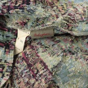 JURGEN LEHL Babaghuri 総柄ジャガードカットソー M グリーン