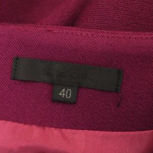TO BE CHIC 18AW フレアスカート ロング 40 パープル