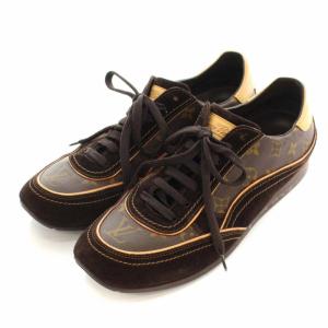 モノグラム PVC シューズ スエード 27cm ブラウン