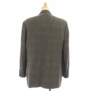 VALENTINO スーツ セットアップ 上下 ジャケット ダブル パンツ チェック 50 グレー