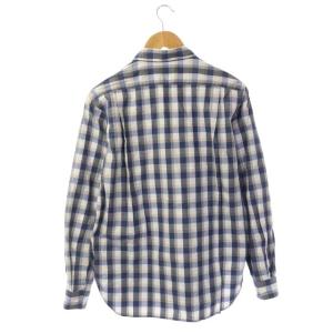 MARGARET HOWELL チェックシャツ M グレー