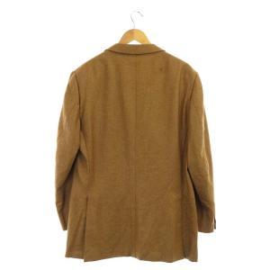 Ermenegildo Zegna テーラードジャケット ヘリンボーン 3B シングル 52 キャメル
