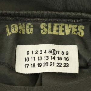 Martin Margiela 6 総柄プルオーバーカットソー カーキグレー