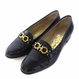 ガンチーニ ローファー 6C ブラック