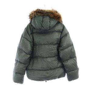 DUVETICA ダウンジャケット フード ファー 48 カーキ