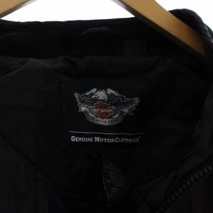 HARLEY DAVIDSON GENUINE MOTORCLOTHES ボンバージャケット ブルゾン ワッペン ブラック