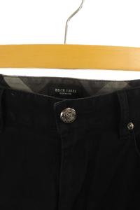 BLACK LABEL CRESTBRIDGE パンツ スリム チェック 79 ブラック