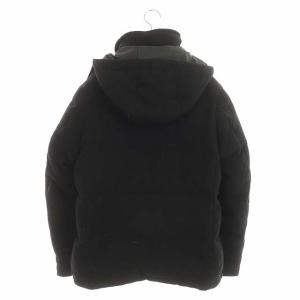 DANTON ×BEAMS ダウンジャケット 中綿ジャケット フード ウール 40 黒