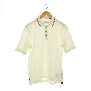 ポロシャツ 半袖 ライン 1 白
