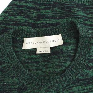 STELLA McCARTNEY 総柄ウールニットセーター グリーン