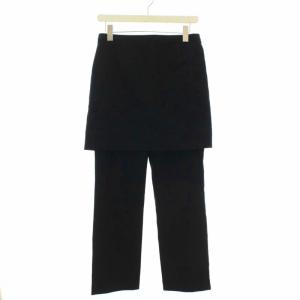 ISSEY MIYAKE FETE ひざ丈ラップスカート ブラック